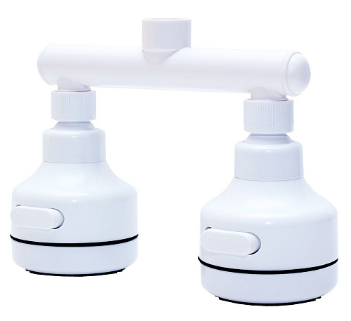 Белый насадка для душа с двумя лейками Sportsheets SS96008