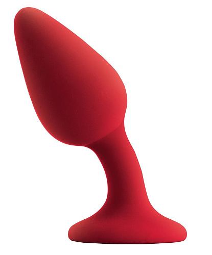 Красная анальная пробка со смещенным центром тяжести NS Novelties Renegade Knock Knock Plug NSN-1107-26 (11,9 см)