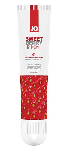 Стимулирующий клиторальный гель со вкусом клубники System JO Sweet Berry Heat JO49038
