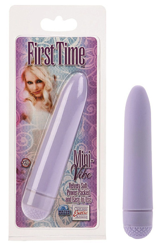 Фиолетовый вибромассажёр California Exotic Novelties FIRST TIME MINI VIBE SE-0004-05-2 (11,5 см)