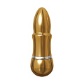 Золотистый алюминиевый вибратор Pipedream GOLD SMALL PD4956-27 (7,5 см)