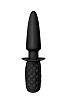 Чёрная анальная пробка с ручкой NMC PUNISHMENT THORN SILICONE BUTT PLUG111828