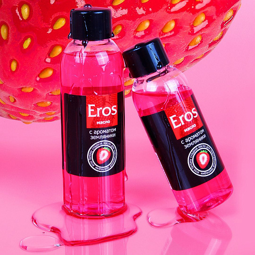 Массажное масло с ароматом земляники Биоритм Eros fantasy LB-13006 (50 мл)