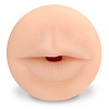 Телесный мастурбатор-ротик с эффектом смазки Shots Media BV Oral SLT003FLE