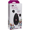 Чёрная рельефная вкладка в трусики Doc Johnson Body Bling Bliss Rechargeable Mini-Vibe 7018-01-BX
