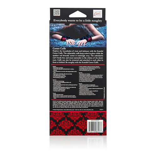 Наручи на завязках California Exotic Novelties Scandal Corset Cuffs SE-2712-22-3