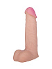 Фаллическая насадка телесного цвета Harness LOVETOY (А-Полимер) UNICOCK 5,5 080803 (17 см)