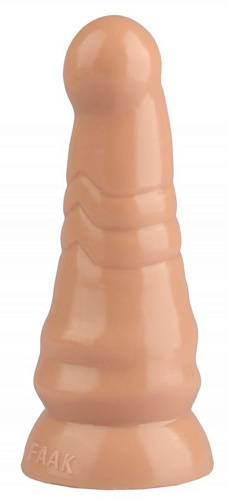 Телесная анальная втулка с круглой головкой Сумерки богов 1016-78 BX DD (20 см)