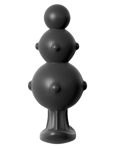 Чёрный анальный стимулятор Pipedream Ass Sweeper PD4686-23 (11,7 см)