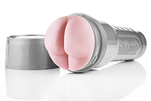 Мастурбатор-попка в розовом цвете для тренировки выносливости Fleshlight Pink Endurance Jack Ass  FL713