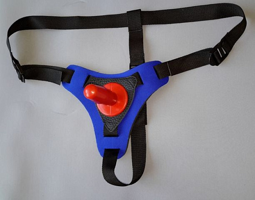 Синие трусики с плагом из неопрена Sitabella 7150.2-5 (размер S-M-L)