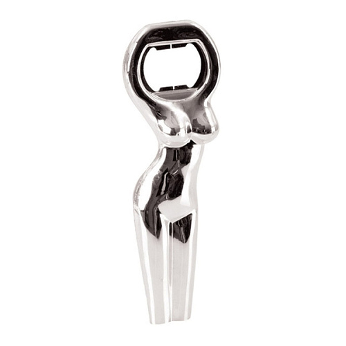 Открывалка для бутылок цвета серебра California Exotic Novelties Party Bottle Opener Female SE-2493-10-2