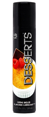 Лубрикант с ароматом крем-брюле Wet Desserts Creme Brulee 21560 (30 мл)
