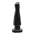Чёрная анальная пробка Pipedream Basix Rubber PD4266-23 (15 см)