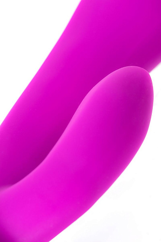 Лиловый вибратор с клиторальным стимулятором JOS JOLY 783005 (19,6 см)