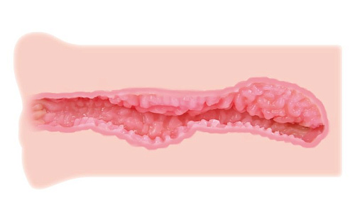 Мастурбатор-вагина телесного цвета с двойным слоем материала KOKOS Nara M04-001-05D