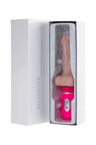 Реалистичный вибратор с пультом ДУ Ailighter Telescopic Lover 191517 (27,1 см)