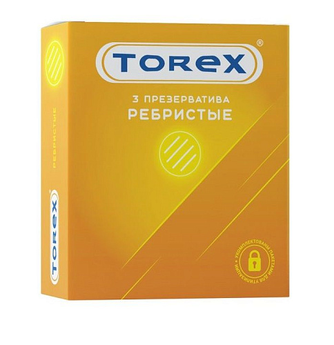 Текстурированные презервативы Torex «Ребристые» 00903 (3 шт)