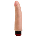 Реалистичный вибратор телесного цвета со встроенным контроллером LOVETOY (А-Полимер) 800606 (18 см)