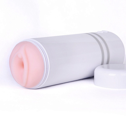 Инновационный мастурбатор белого цвета с воздушным насосом Lovense Max Masturbator E26371