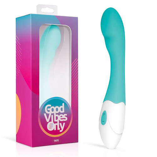 Зелёный вибратор для G-стимуляции EDC Wholesale Tate G-Spot Vibrator GVO001 (20 см)