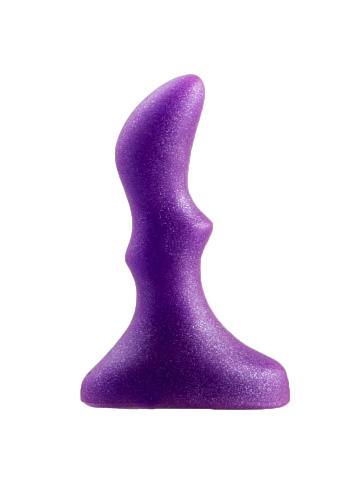 Фиолетовый анальный стимулятор Lola toys Small ripple plug 510160lola (10 см)