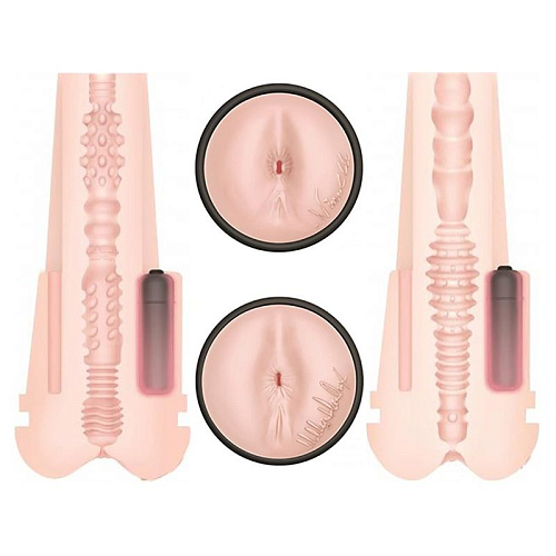 Мастурбатор с 2 рукавами-анусами Pornstar Pussy «Nina Elle» &amp; «Holly Hendrix» PSS-013