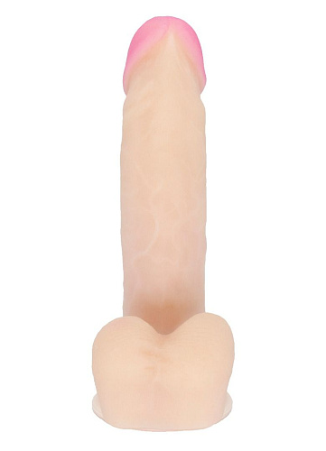 Реалистичный фаллоимитатор телесного цвета в упаковке-плёнке LOVETOY (А-Полимер) 813900 (16,5 см)