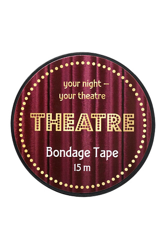 Черный бондажный скотч TOYFA Theatre - 15 м. ToyFa 704025