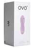 Розовый силиконовый вибростимулятор OVO W1 ROSE