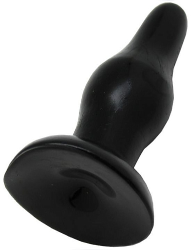 Чёрная анальная пробка с тонким кончиком Eroticon 30279 (11,5 см)