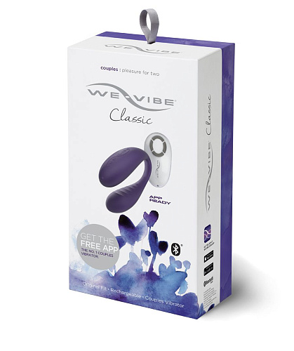 Фиолетовый вибромассажёр We-vibe Classic WV PUR Classic