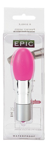 Розовый мини-вибратор Seven Creations EPIC PINK 13-22-E13-BX (6 см)