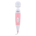 Вибромассажёр бело-розового цвета Media Craft Inc. Fairy Mini Wand Massager E22272