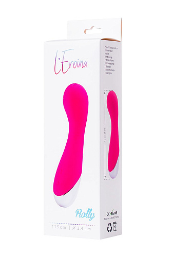 Розовый вибратор ToyFa L EROINA 561006 (15 см)