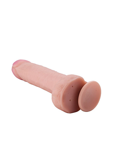 Большой телесный фаллоимитатор из неоскин на присоске LOVETOY (А-Полимер) REAL Next №32 563203 (24,5 см)