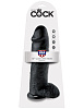 Чёрный фаллоимитатор-гигант Pipedream 12 Cock with Balls PD5511-23 (30,5 см)