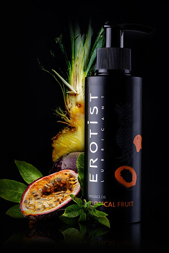 Массажное масло с ароматом тропических фруктов Erotist Lubricants TROPICAL FRUIT 541452 (150 мл)