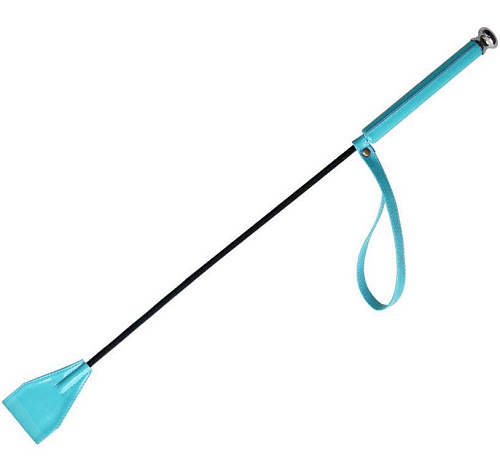 Голубой стек из лаковой кожи Sitabella 5019-50 (70 см)