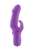 Фиолетовый вибратор с клиторальным отростком NMC MATES FANTASY RECHARGE VIBRATOR 111836 (17 см)