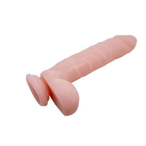 Телесный фаллоимитатор с присоской Baile Super Dildo BW-008087N (21 см)