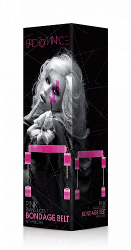 Розовый ошейник c наручниками Shots Media BV BAD006