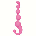 Упругая розовая цепочка California Exotic Novelties L Amour Premium Silicone Beaded Probes SE-4626-04-3 (17 см)