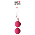 Розовые вагинальные шарики на шнурке Bior toys BALLS SF-70151-6