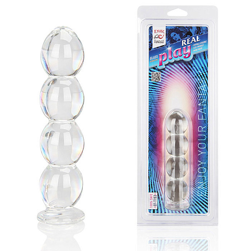 Анальная ёлочка из стекла Erotic Fantasy Real Play EF-T153 (15 см)