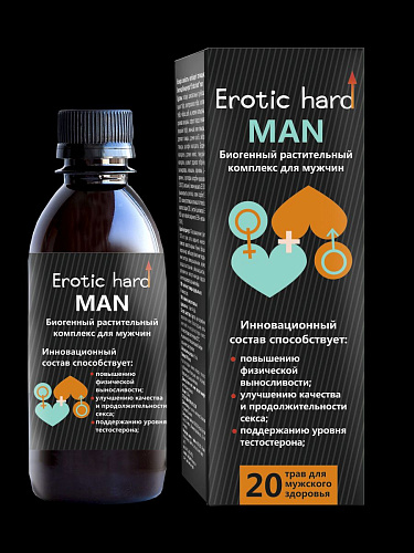 Мужской биогенный концентрат для усиления эрекции Erotic Hard Man 5010Eh