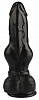 Чёрный анальный фаллоимитатор-реалистик Сумерки богов 1016-47 BX DD (21 см)