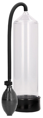 Прозрачная ручная вакуумная помпа для мужчин Shots Media BV Classic Penis Pump PMP001TRA