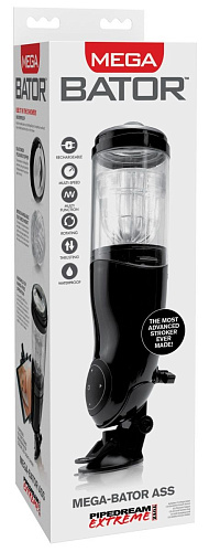 Прозрачный автоматический мастурбатор-анус Pipedream Mega-Bator Ass RD299