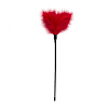 Стек-щекоталка с красными перьями EDC Wholesale Feather Tickler ET253RED (44 см)